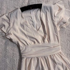 NWOT Ivory Maxi Dress